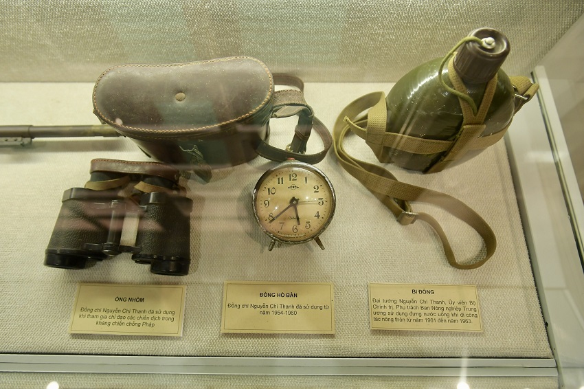 s Military items used by General Thanh in the period from 1954 to 1963